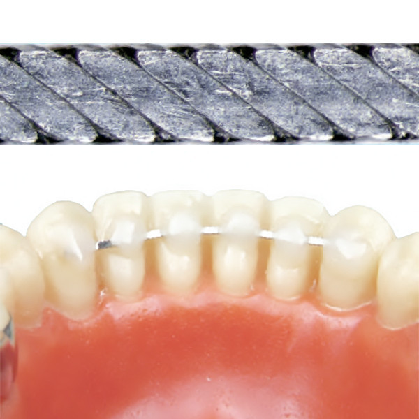ALAMBRE TRENZADO PLANO P/SPLINTING 1,5m. 1u.