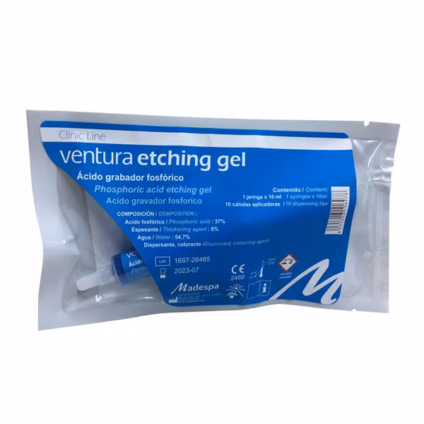VENTURA ETCHING GEL JER. 1x10ml.+ 10 PUNTAS