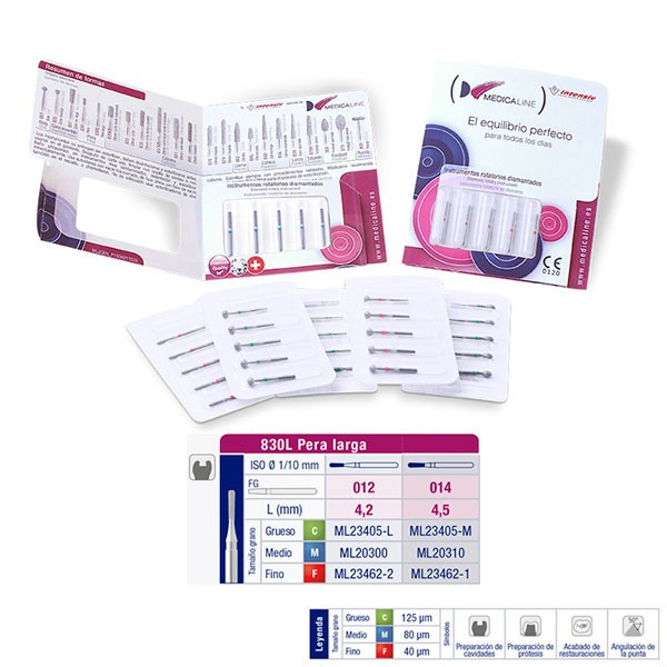 830LM-012 FRESA FG DIAMANTE FIG 234 MEDIO 5 U.