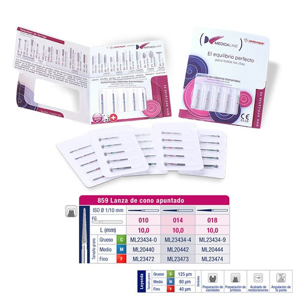 859M-018 FRESA FG DIAMANTE FIG 166 MEDIO 5 U.