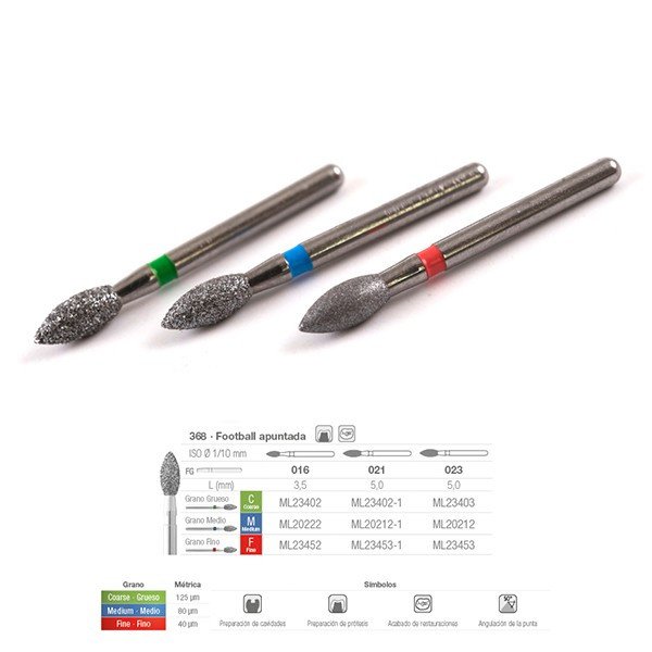 368C-016 FRESA FG DIAMANTE FIG 257 GRUESO 5 U.