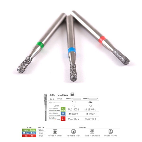 830C-012 FRESA FG DIAMANTE FIG 233 GRUESO 5 U.