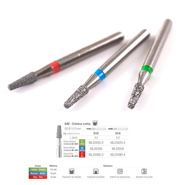 845C-012 FRESA FG DIAMANTE FIG 168 GRUESO 5 U.