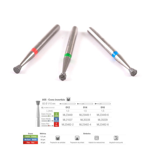 805C-012 FRESA FG DIAMANTE FIG 010 GRUESO 5 U.