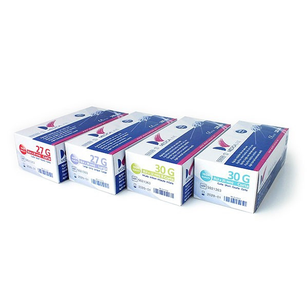 AGUJAS MEDICALINE 30G CORTA 0,3x21mm 100uds.