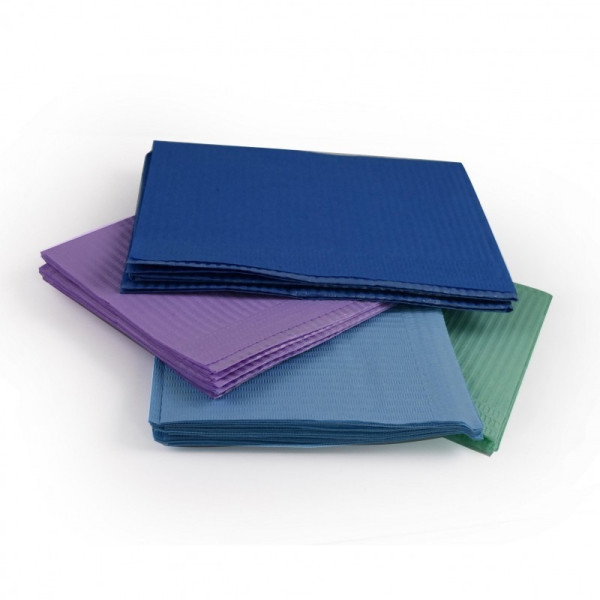 SERVILLETA PAP/PLAST. AZUL MARINO 500u.