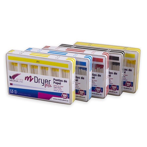 m-Dryer Flex Puntas de papel M-Conic Flex 100u.
