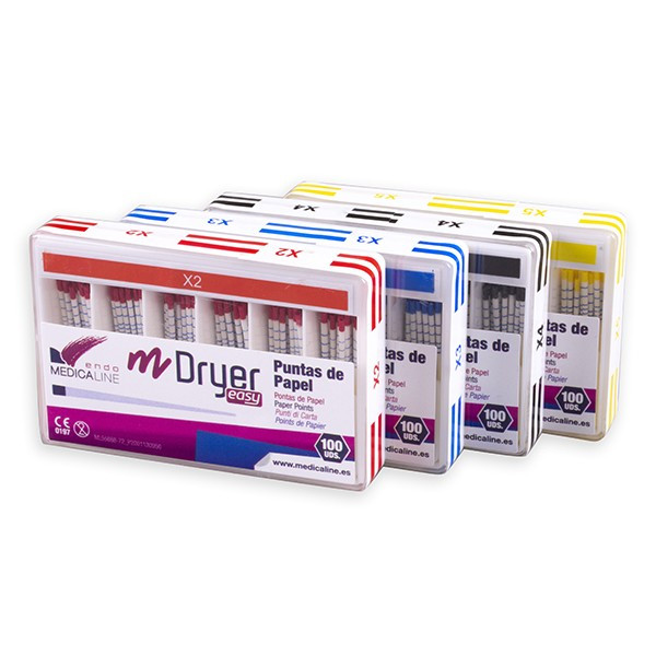 m-Dryer Easy Puntas de papel M-Conic Easy 100u.