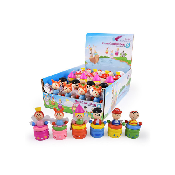 GUARDADIENTES MADERA MEDICALINE JUNIOR 12u.