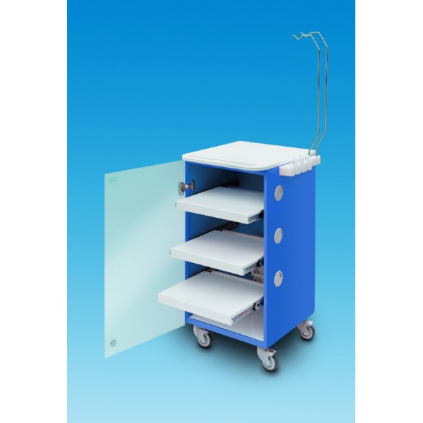 LC IMPLANT SUITE 3 ESTANTES EXTRAIBLES AZUL