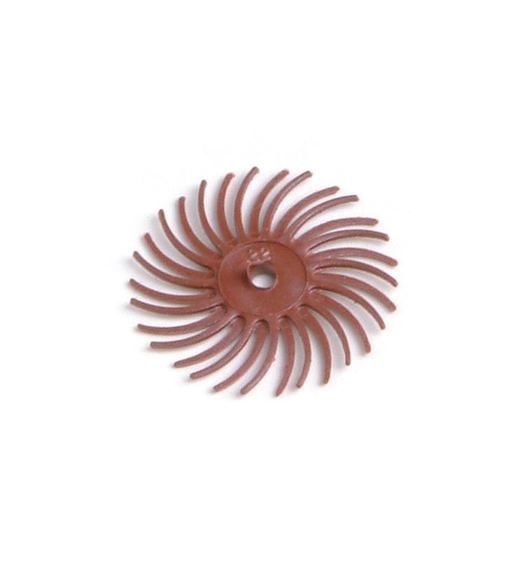 DISCO SUNBURST DEDECO ROJO 22 MM. (48 UN.)  GRANO 220