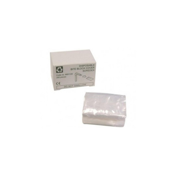 FUNDA PLASTICO SOPORTE MORDIDA 200u.