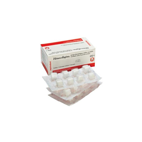 HEMOCOLLAGENE 15x15x8mm. 24u.