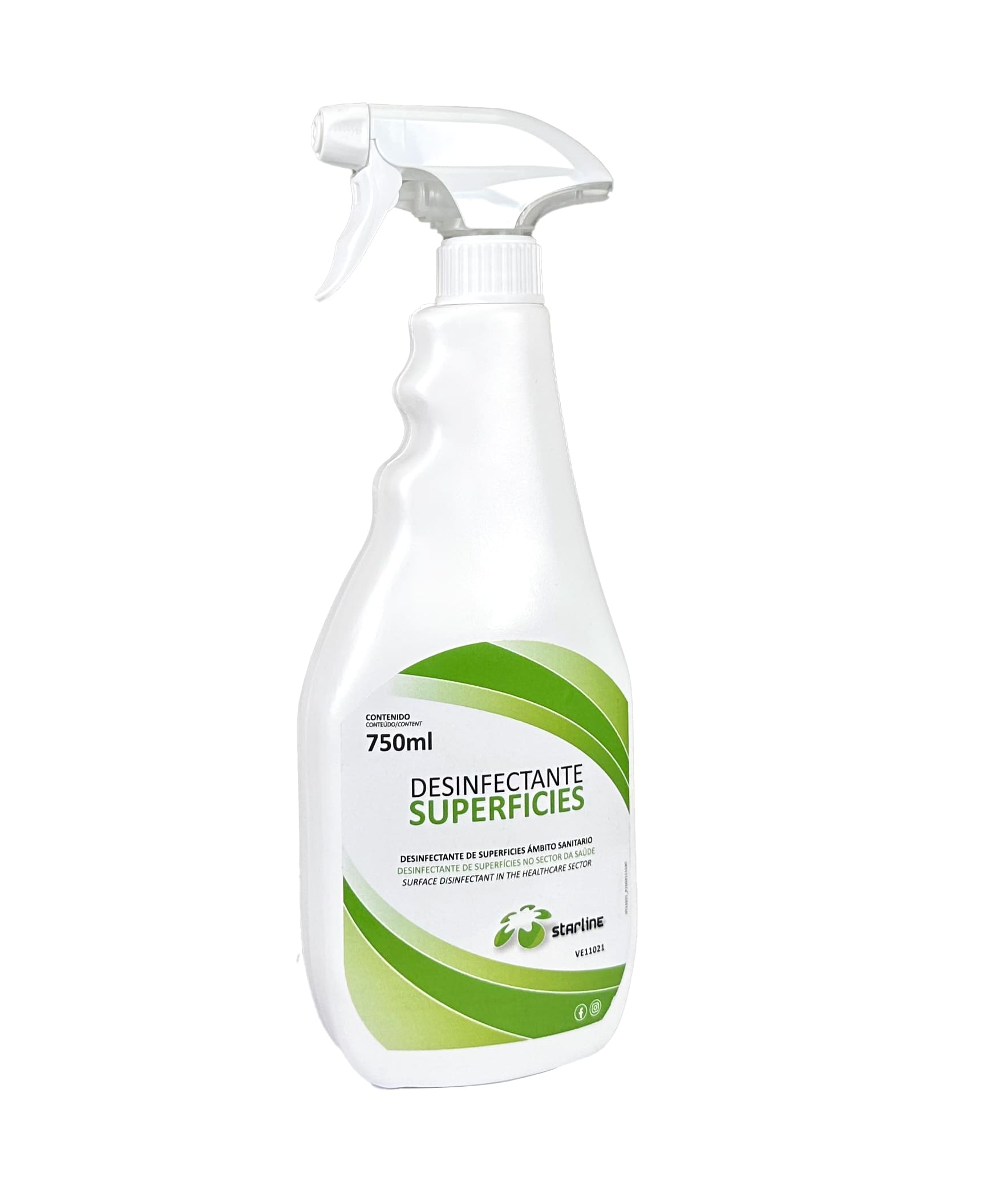 DESINFECTANTE DE SUPERFICIES 750ml.